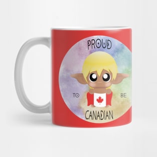 Proud to be Canadian (Sleepy Forest Creatures) Mug